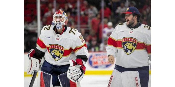 Kamratskapet mellan Florida Panthers målvakter Sergei Bobrovsky och Alex Lyon